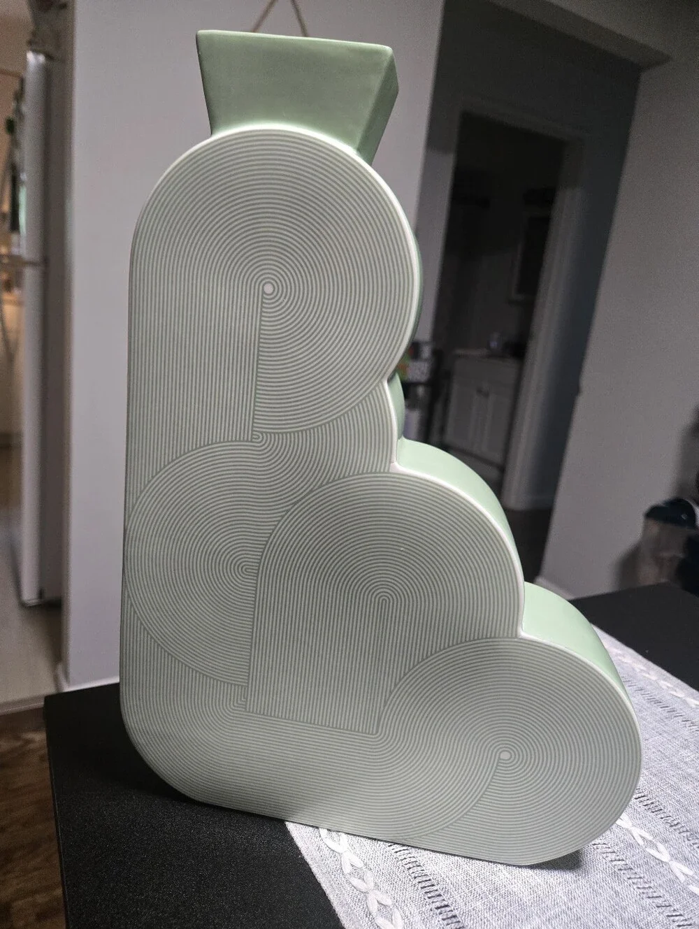 Jonathan Adler Pompidou Vase in a light green porcelain